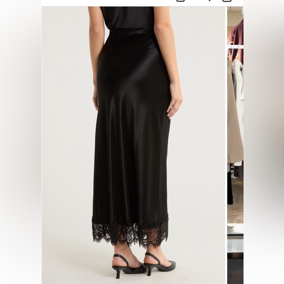 Favorite Daughter the Lacy Favorite Satin maxi skirt NWT sz S - Picture 2 of 4